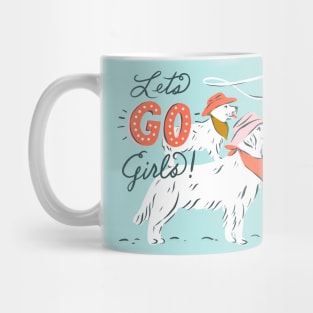 Lets Go Girls Western Dogs Mug